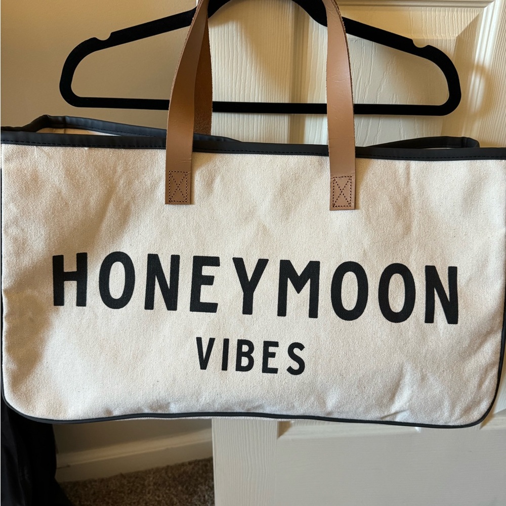 Honeymoon Canvas Tote